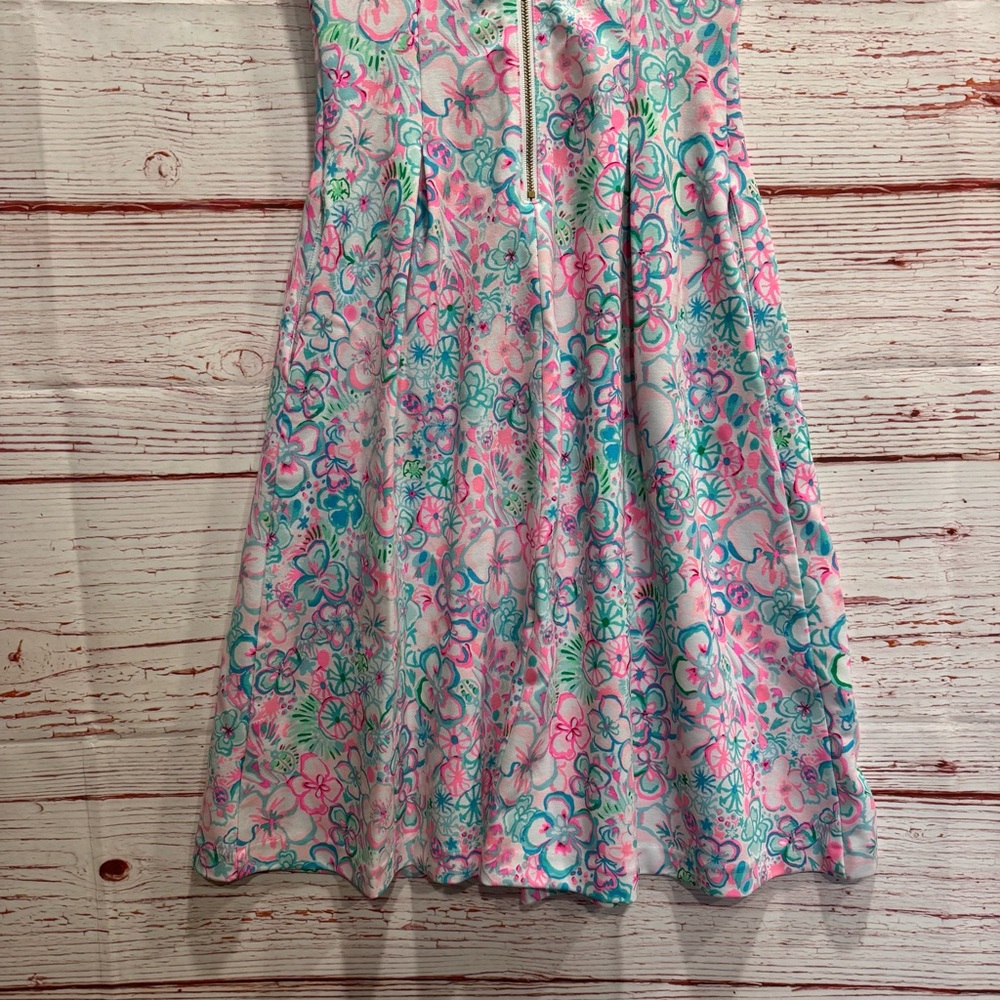 Lilly Pulitzer Kinsey Dress in Resort White Love Bug Sz XS - Picture 12 of 13